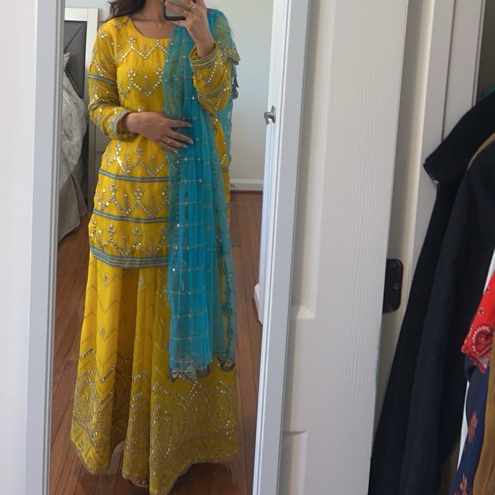 3 piece gharara
